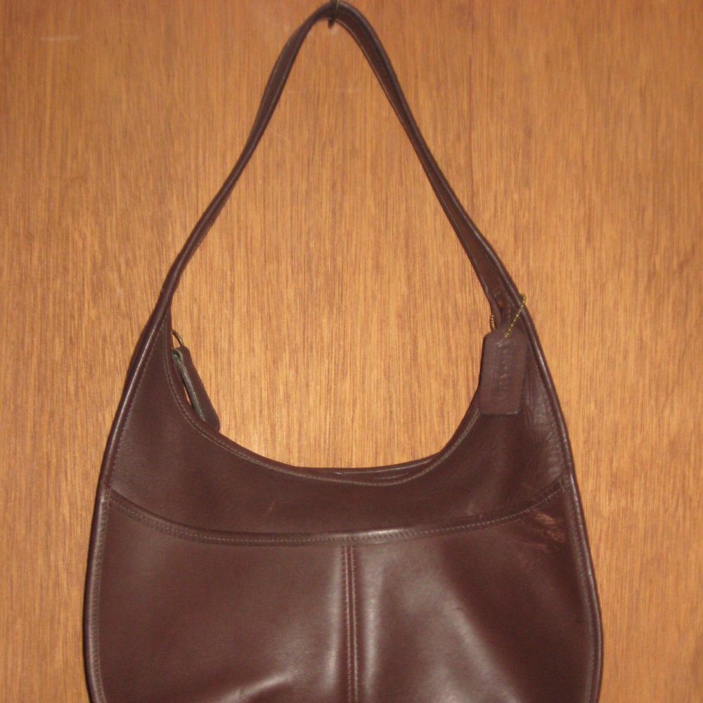 Coach Large Ergo Chocolate Brown Leather Purse